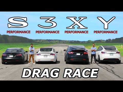 tesla-model-s-vs-3-vs-x-vs-y-–-performance-models-//-drag-&-roll-race